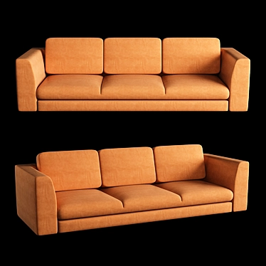 Modern Comfort Sofa Bed 3D model image 1 