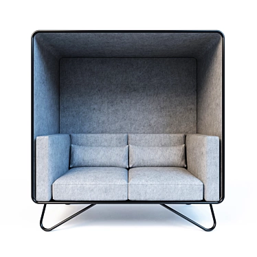 Elegant Noook-1 Sofa by Artu 3D model image 1 