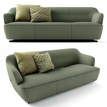 Elegant South-Kensington Sofa: Rodolfo Dordoni Design 3D model image 1 