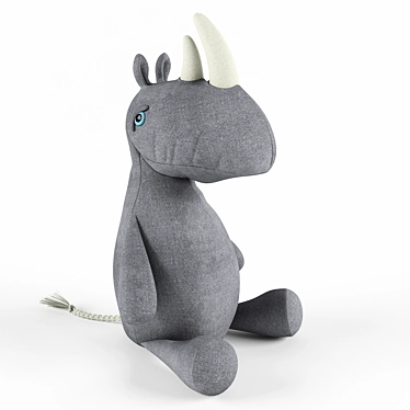 Snuggly Rhino Pal 3D model image 1 