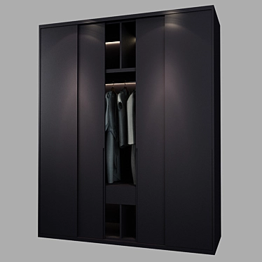 Sleek Storage Solution: Cabinet 005 3D model image 1 