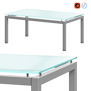 Modern Coffee Table Byblos 3D model image 1 