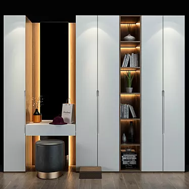 Hallway Cabinet: Organize in Style 3D model image 1 