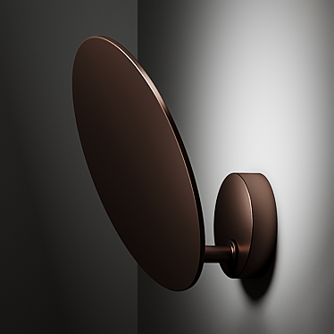 Puzzle Round Wall Sconce: Modern Lighting Solution 3D model image 1 