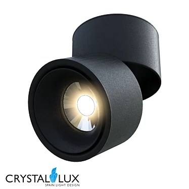 Contemporary Crystal Pendant Light 3D model image 1 