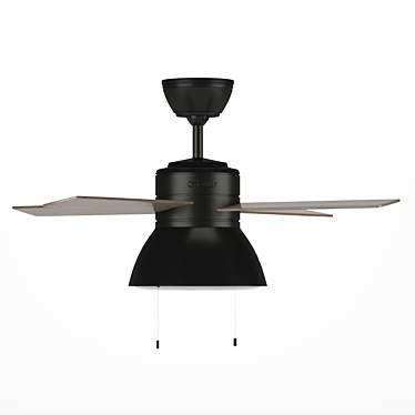 Hunter Fan 36" Loki Noble Bronze - Stylish Barnwood Design 3D model image 1 