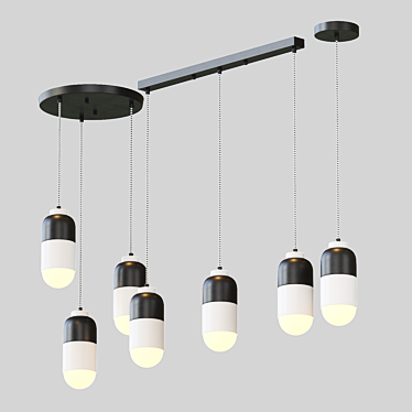 Scandinavian Style Pendant Lamp 3D model image 1 