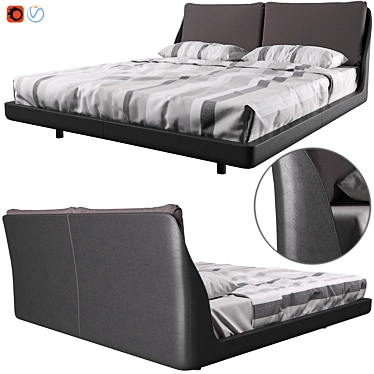 Elevated Comfort: Makura Bed 3D model image 1 