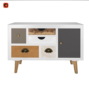 Danish Thais Side Table 3D model image 1 