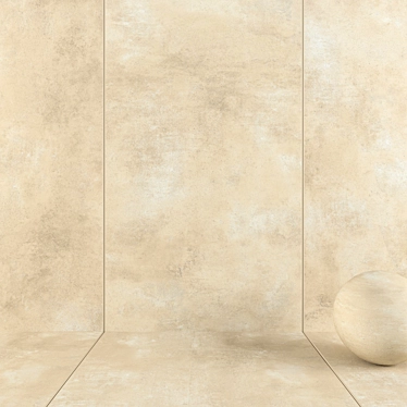 Epoxy Beige Wall Tiles: HD Multi-Texture Collection 3D model image 1 