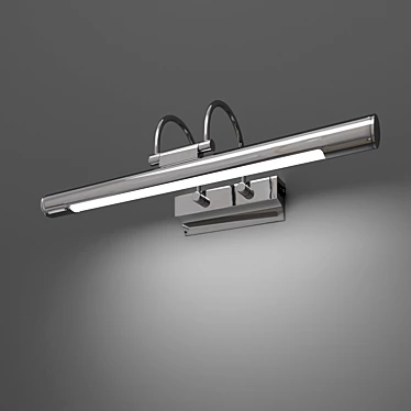 Flint Neo LED Wall Light: Modern Chrome Design 3D model image 1 