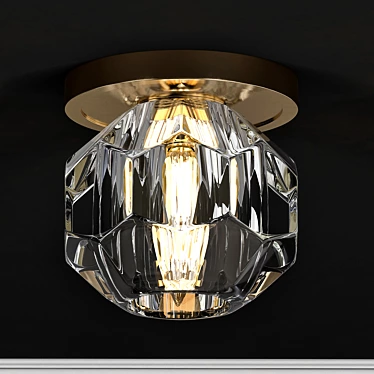 Crystal Ball Single Ceiling Light - RH Boule de Cristal 3D model image 1 