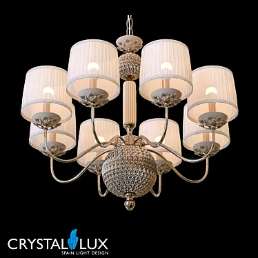 Crystal Lux ADAGIO SP8 Chandelier 3D model image 1 