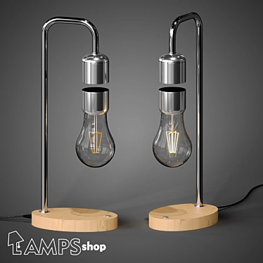 Magnetic Table Lamp 16*37 cm 3D model image 1 