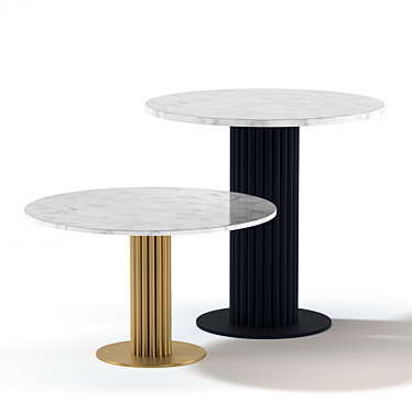 Modern Wittmann Miles Tables: Versatile and Stylish 3D model image 1 