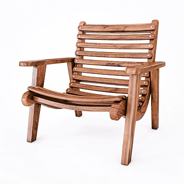 San Miguelito Armchair: Iconic Design, Handcrafted Excellence 3D model image 1 