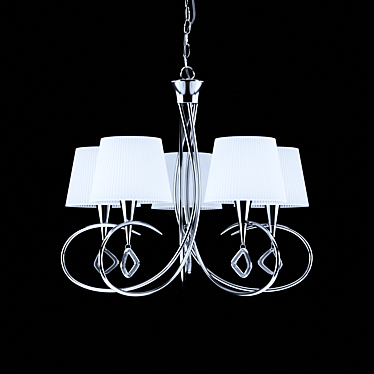 MARA Chandelier: Elegant and Energy-Saving 3D model image 1 