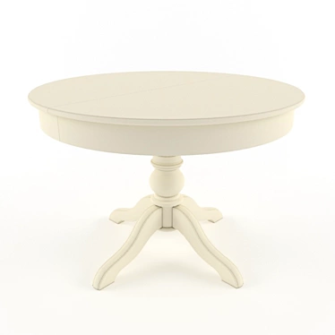 Lotus Tri-Legged Table 3D model image 1 