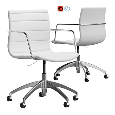 DIEMME MISS Chair: Elegant and Adjustable 3D model image 1 