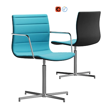 DIEMME MISS Chair: Sleek and Stylish 3D model image 1 