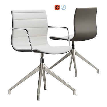 DIEMME MISS Chair: Stylish and Compact 3D model image 1 