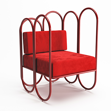 Emotionally Attractive Arco Armchair 3D model image 1 