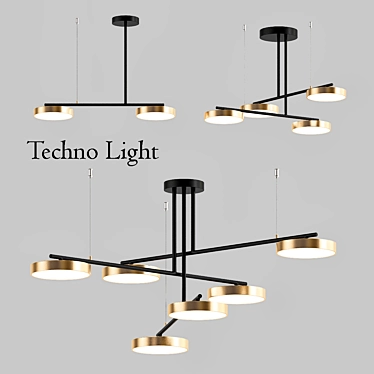 Futuristic Technum Light: Modern Design 3D model image 1 