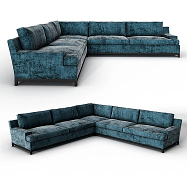 Modular Sofa: Hugo Divano C88 3D model image 1 