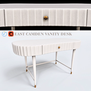 East Camden Console - Stylish and Functional 3D model image 1 