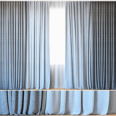 Elegant Backhausen VITA Curtains 3D model image 1 