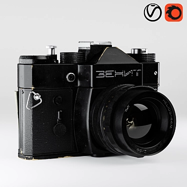 Soviet Zenit TTL: Versatile 35mm SLR Camera 3D model image 1 