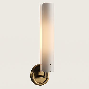 Elegant Albert Sconce 3D model image 1 