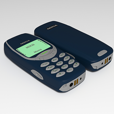 Revamped Nokia 3310, Vintage Classic 3D model image 1 