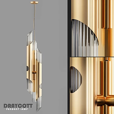 Elegant Draycott Pendant 3D model image 1 