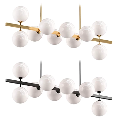 Elegant Largo Chandelier 3D model image 1 