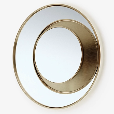 Eclisse Circle Mirror 3D model image 1 