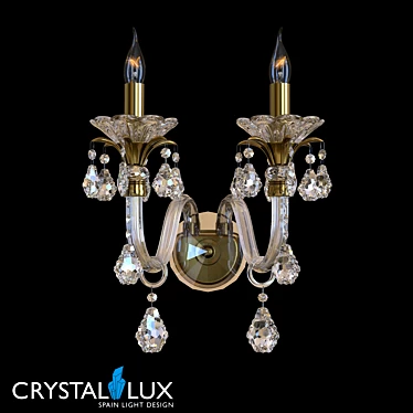 Crystal Lux Alicante Wall Sconce 3D model image 1 