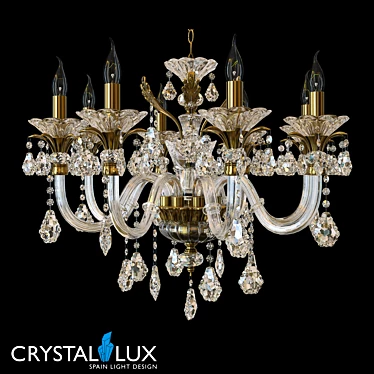 Crystal Lux Alicante SP8 Chandelier 3D model image 1 