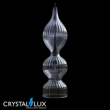 Crystal Lux IRIS SP1 B Smoke - Pendant Light 3D model image 1 