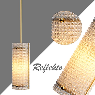 Elegant Crystal Chandelier Reflecto 3D model image 1 