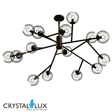 Crystal Lux BUENO SP-PL15 Pendant Light 3D model image 1 