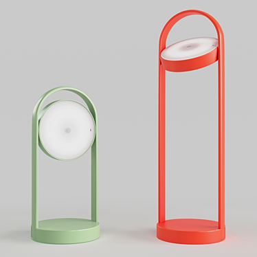 Elegant Illumination: Giravolta Table Lamp 3D model image 1 