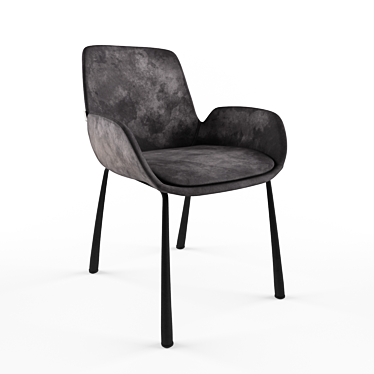 Comfort meets style: Brit Zuiver Chair 3D model image 1 