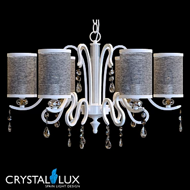 Crystal Lux Elisa SP6 Pendant 3D model image 1 