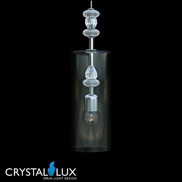 Crystal Lux Eva SP1 Pendant Light 3D model image 1 