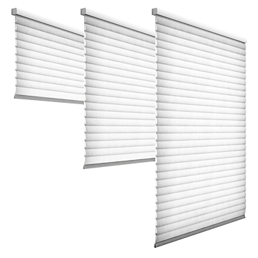 Sonnette Cellular Roller Shades: Stylish, Dimensional Window Glow 3D model image 1 