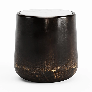 Contemporary Masai Side Table: Modern Design & Compact Size 3D model image 1 