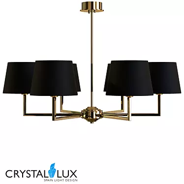 Crystal Lux Conte SP6 Pendant 3D model image 1 