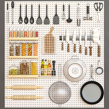 Kitchen Decor Pack - Modern Design 3D model image 1 