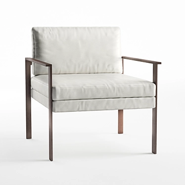 LYN Armchair: Elegant Design, Exceptional Comfort 3D model image 1 